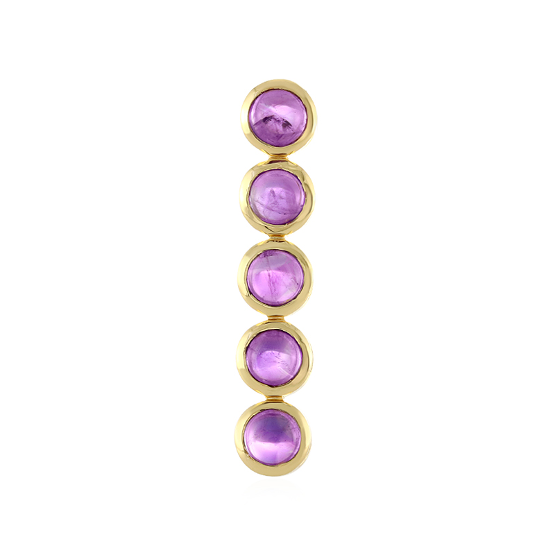 Amethyst-Silberanhänger (MONOSONO COLLECTION)