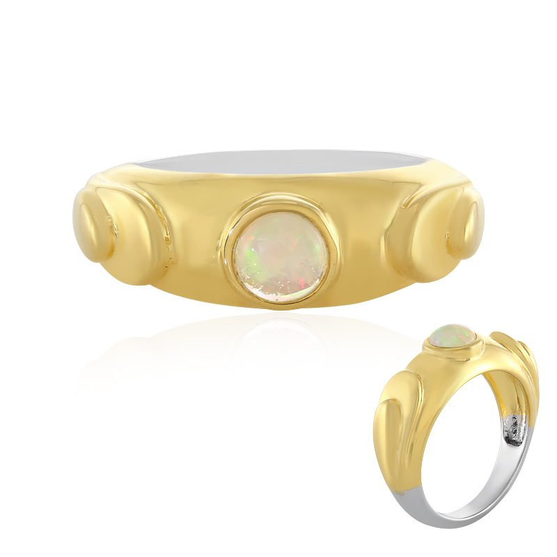 Welo-Opal-Silberring (SAELOCANA)