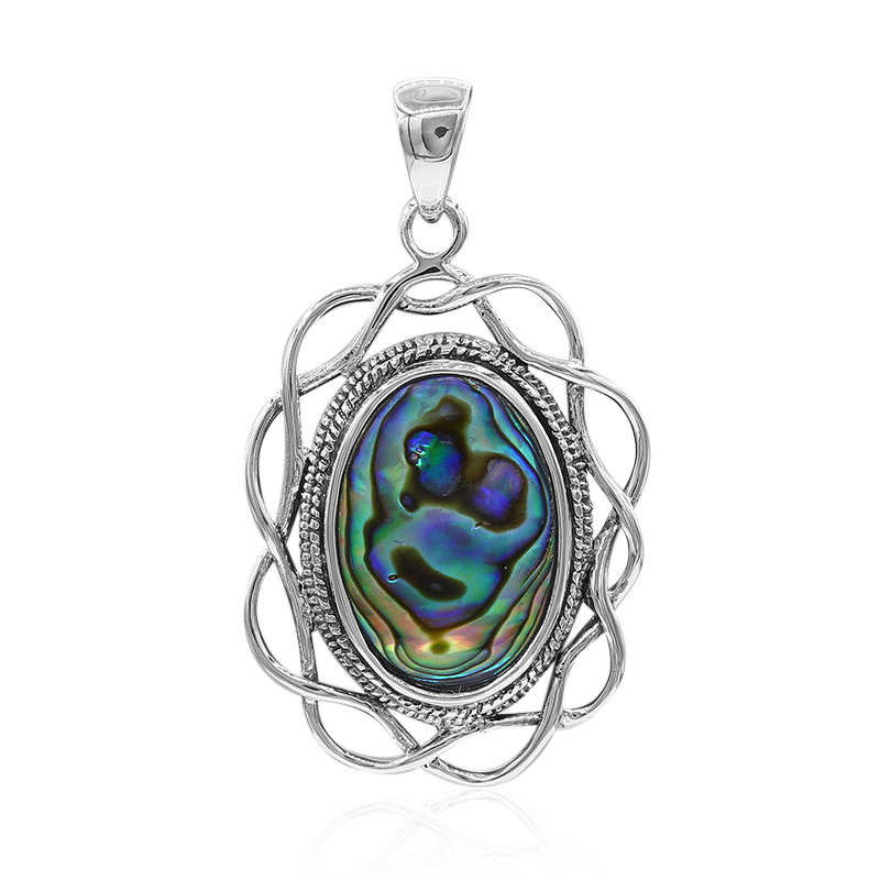 Abalone-Muschel-Silberanhänger (Art of Nature)
