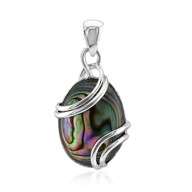 Abalone-Muschel-Silberanhänger (Art of Nature)