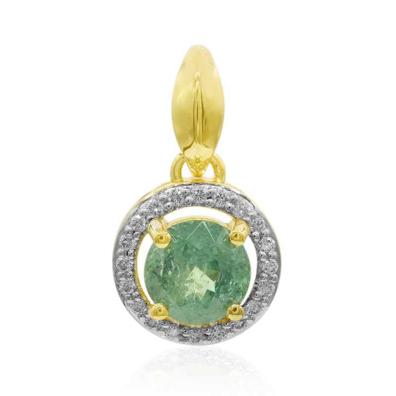 Madagaskar-Demantoid-Goldanhänger (John Ferry)