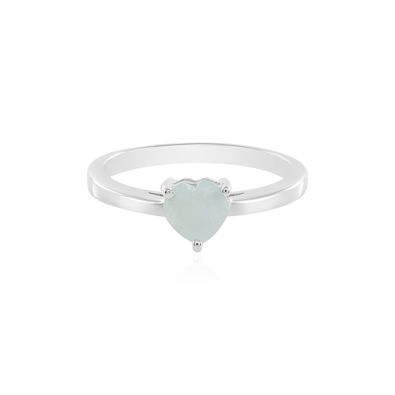 Brasilianischer Aquamarin-Silberring