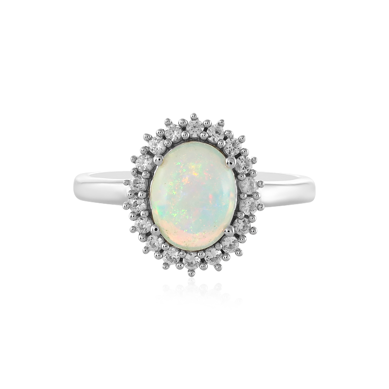Welo-Opal-Silberring