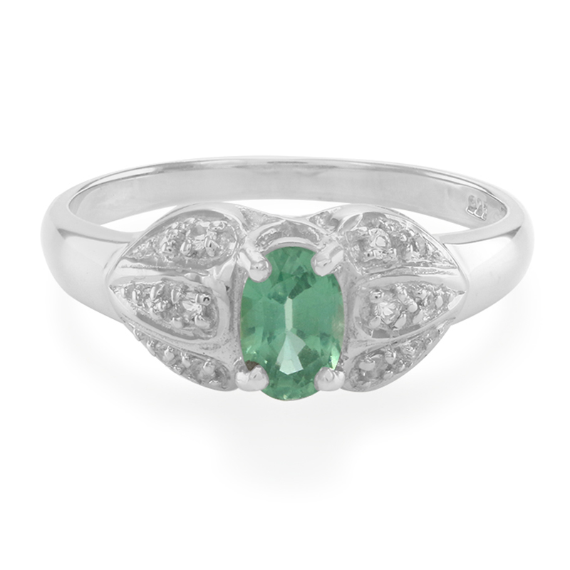 Mint-Kyanit-Silberring