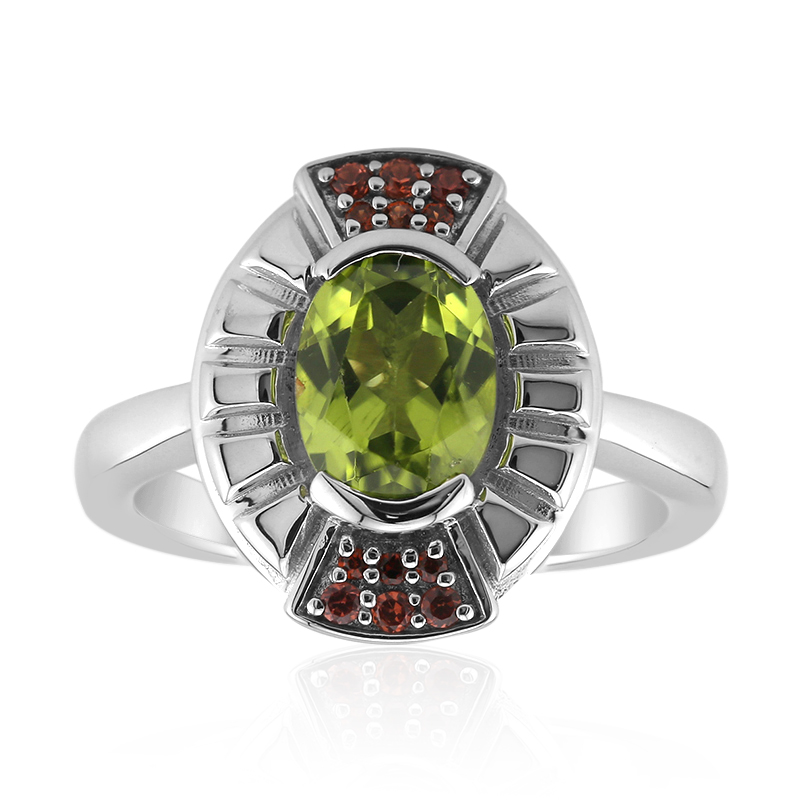 Jilin-Peridot-Silberring (Remy Rotenier)
