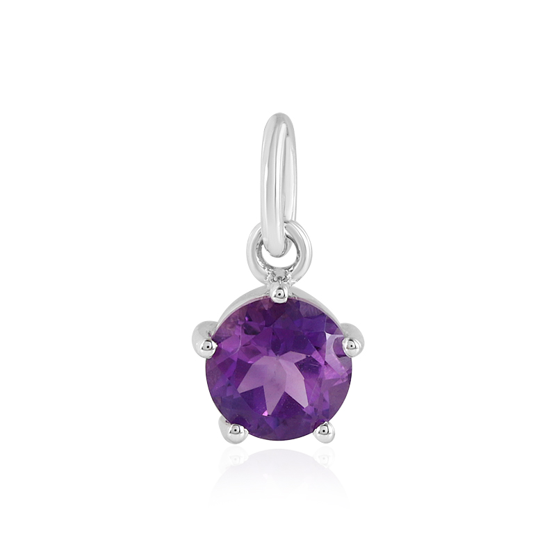 Sibirischer Amethyst-Silberanhänger
