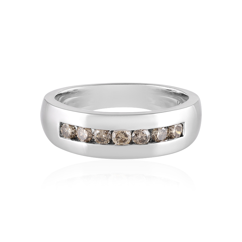 I2 Champagner-Brillant-Goldring (KM by Juwelo)