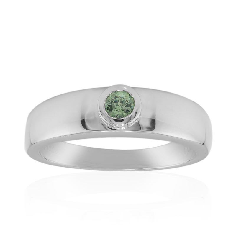 Madagaskar-Demantoid-Silberring (John Ferry)