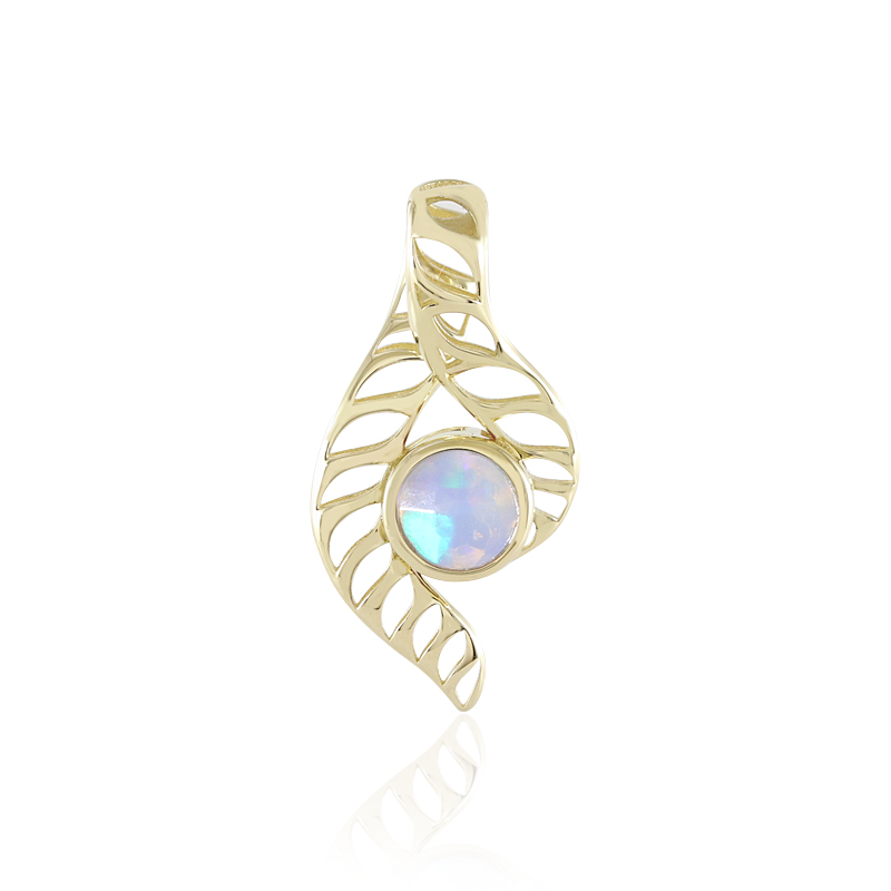 Welo-Opal-Goldanhänger (Ornaments by de Melo)