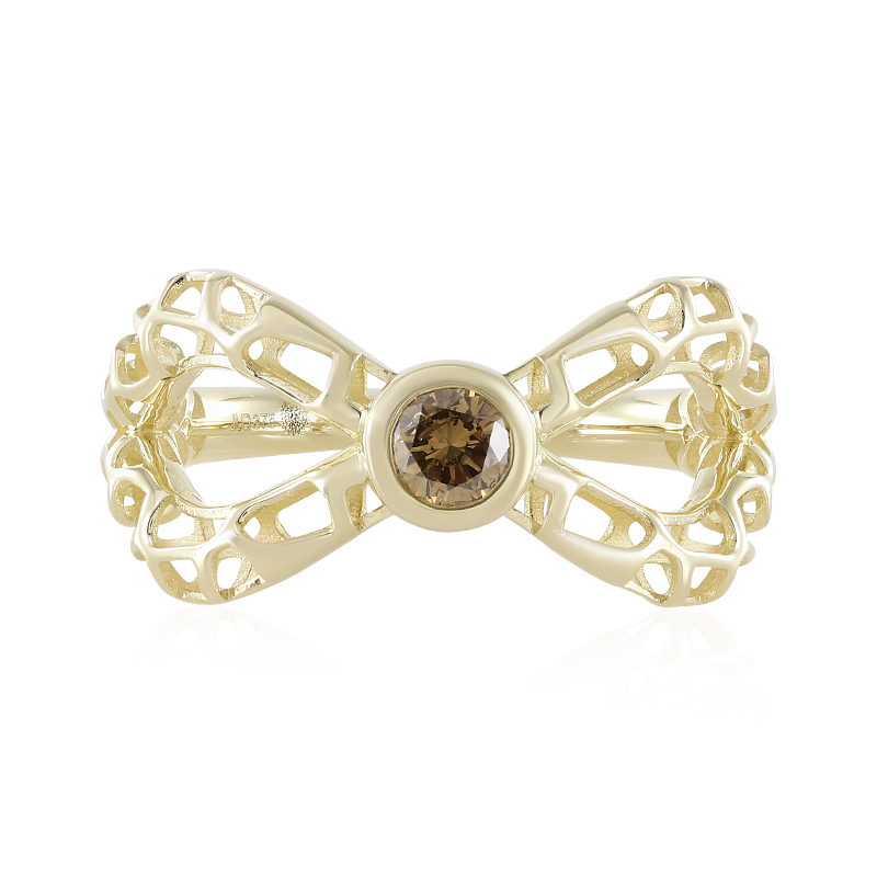 I2 Champagner-Brillant-Goldring (Ornaments by de Melo)