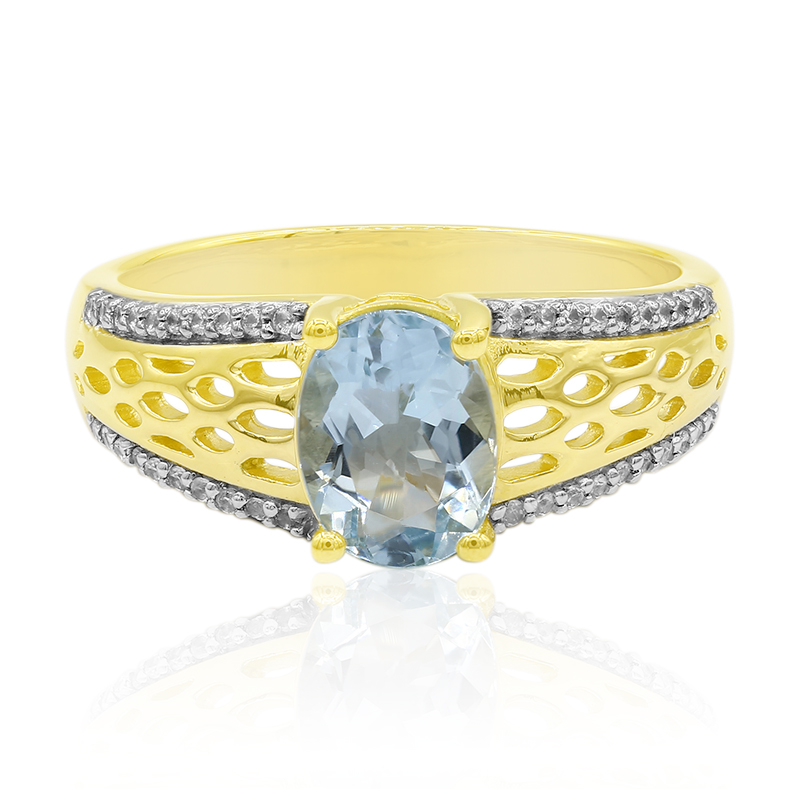 Medina-Aquamarin-Goldring