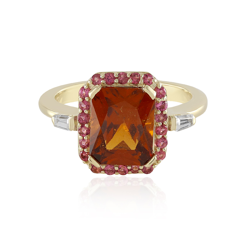 Hessonit-Granat-Goldring (Adela Gold)