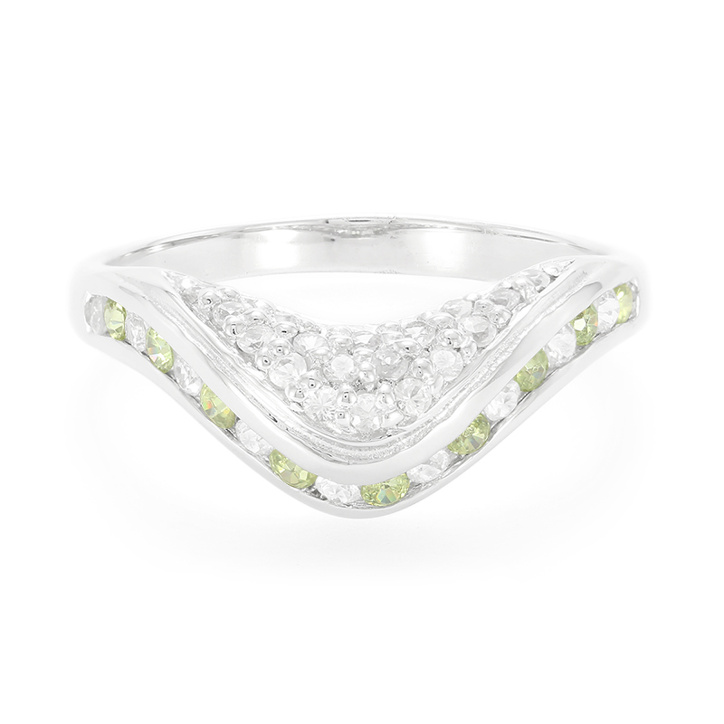 Demantoid-Silberring
