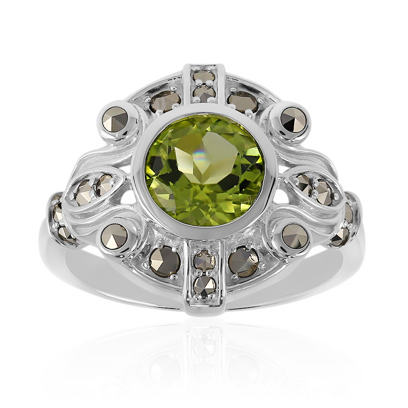 Peridot-Silberring (Annette classic)