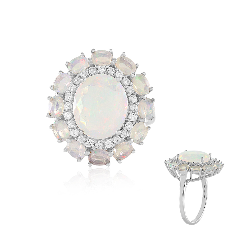 Welo-Opal-Silberring