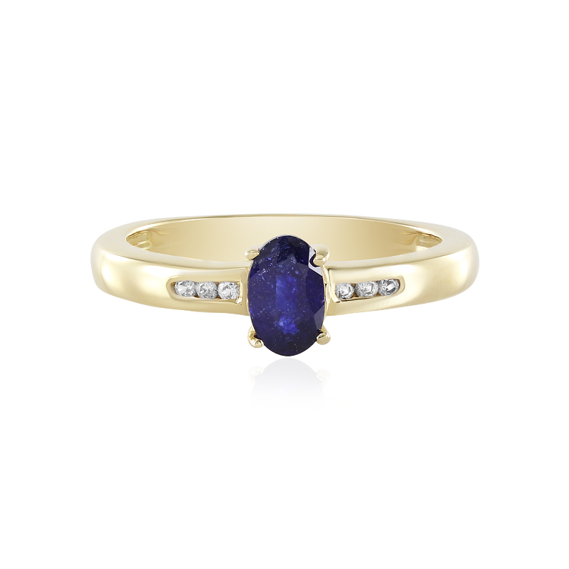 Blauer Madagaskar-Saphir-Silberring