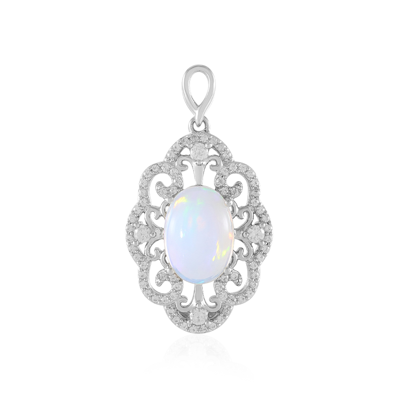 Welo-Opal-Silberanhänger (Adela Silber)
