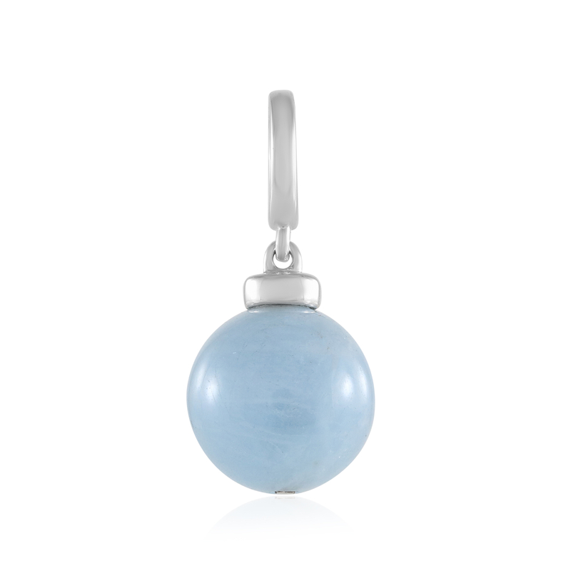 Brasilianischer Aquamarin-Silberanhänger (MONOSONO COLLECTION)