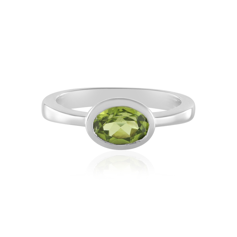 Peridot-Silberring (KM by Juwelo)
