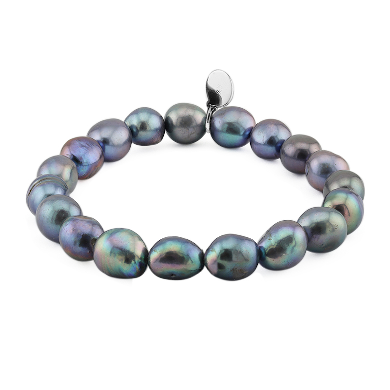 Mystik-Süßwasserzuchtperlen-Silberarmband (TPC)