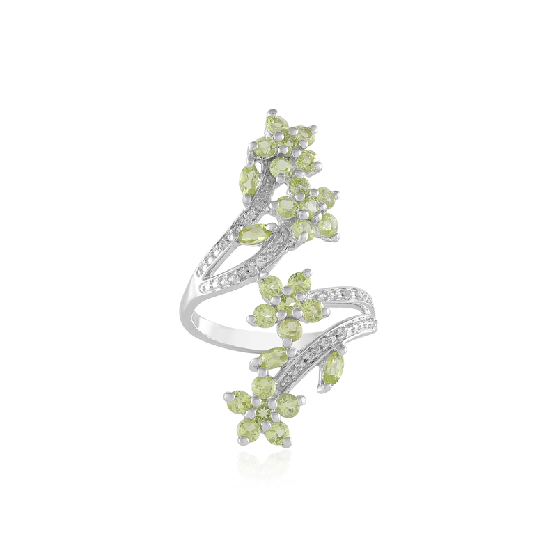 Peridot-Silberring