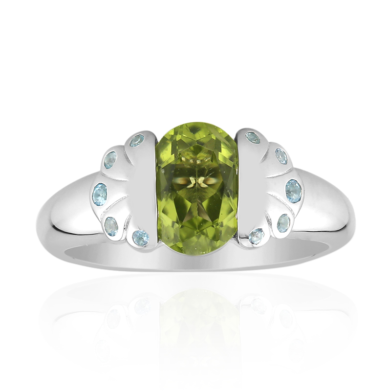 Jilin-Peridot-Silberring (Remy Rotenier)
