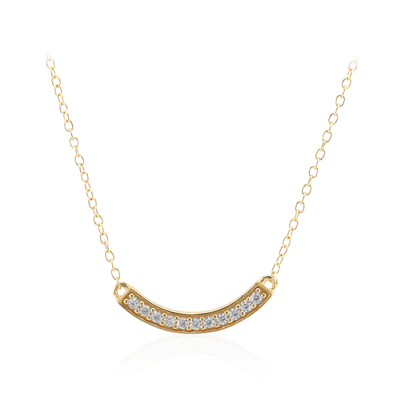 Zirkon-Silbercollier