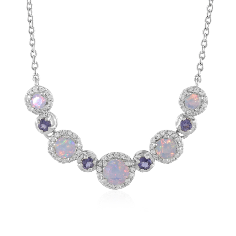 Welo-Opal-Silbercollier