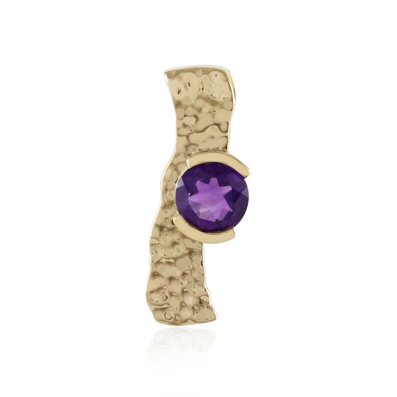 Amethyst-Silberanhänger (MONOSONO COLLECTION)