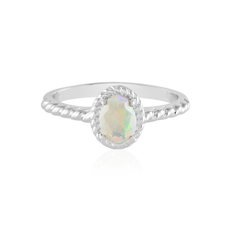 Welo-Opal-Silberring