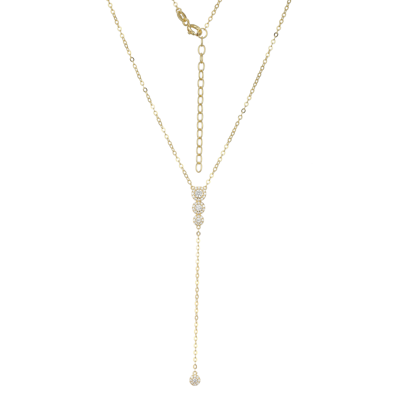 Zirkon-Silbercollier