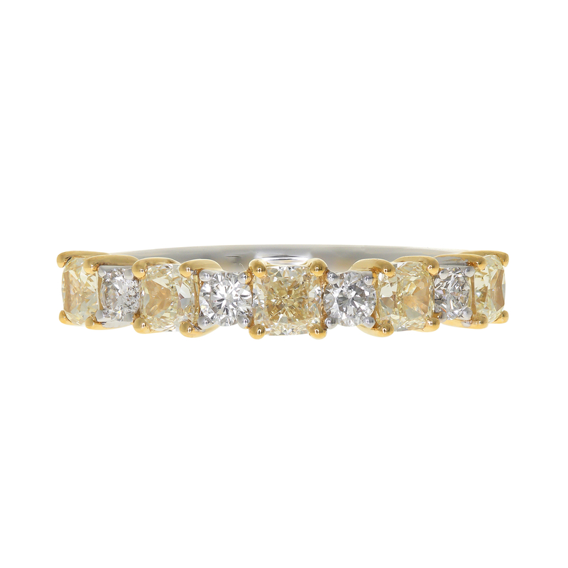Gelber SI2 Brillant-Goldring (CIRARI)
