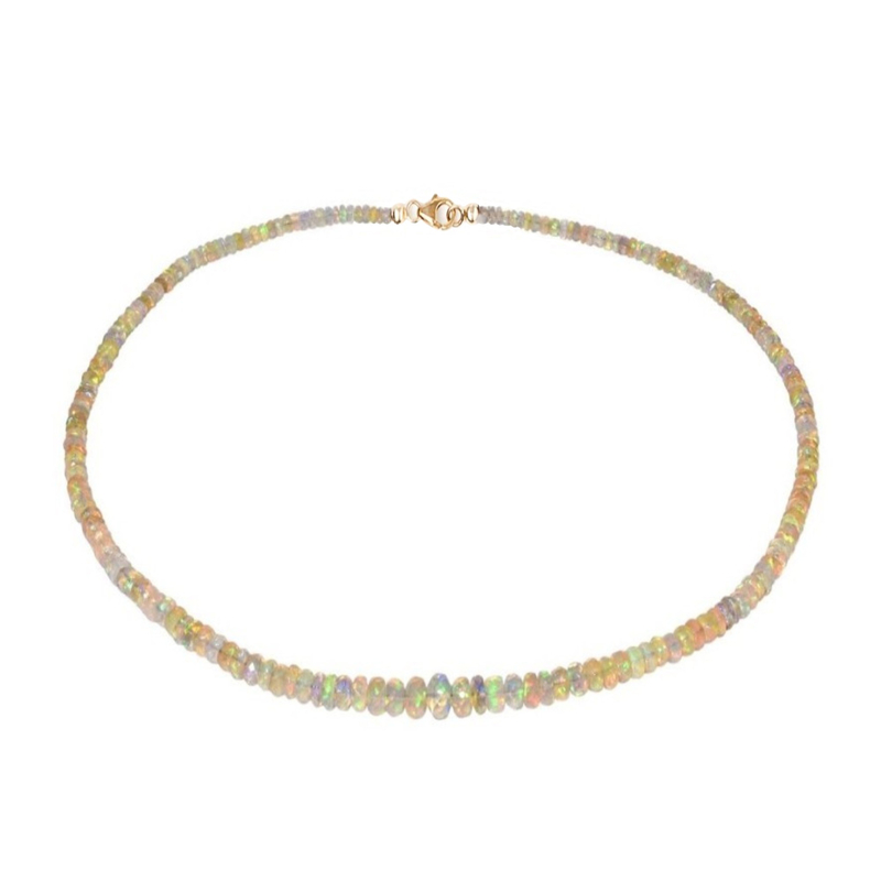 Welo-Opal-Goldhalskette