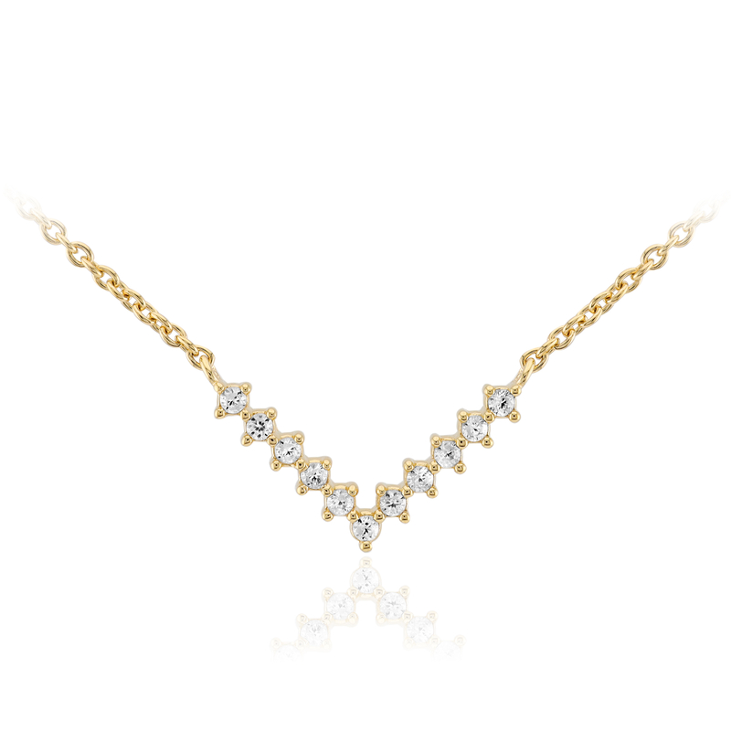 Zirkon-Silbercollier
