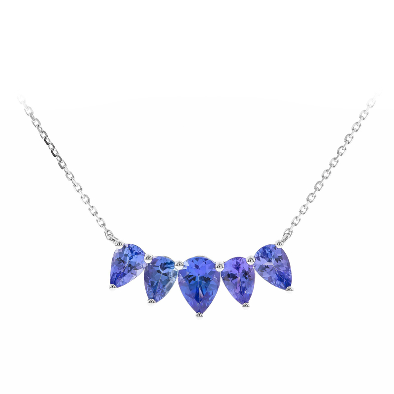 AAA-Tansanit-Goldcollier (CIRARI)