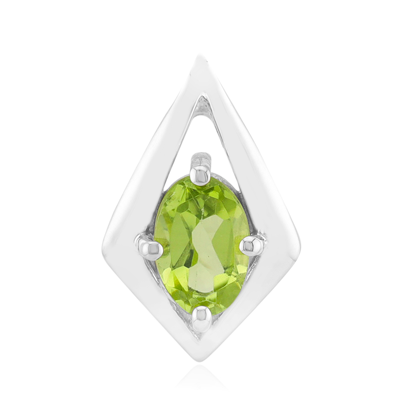 Jilin-Peridot-Silberanhänger (Pallanova)