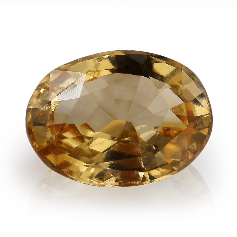 Grossular-Edelstein 2,83 ct in Sammler-Box