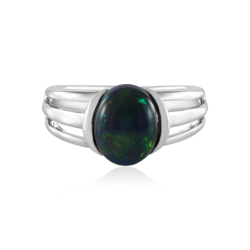 Mezezo-Opal-Silberring