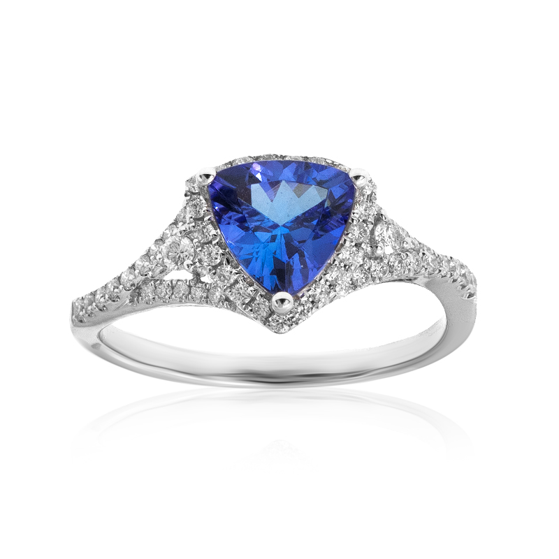 AAA-Tansanit-Goldring (CIRARI)