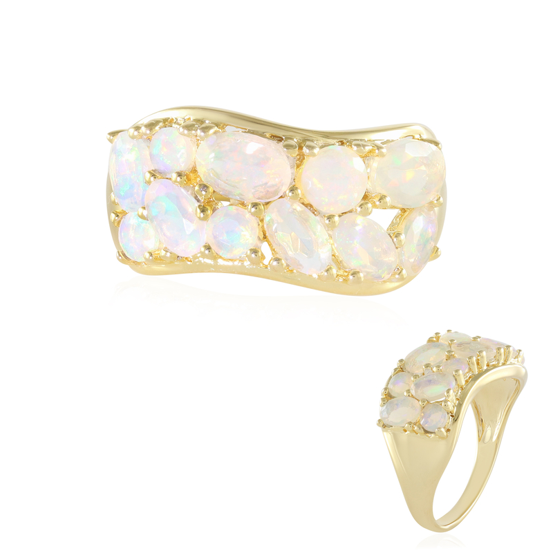 Welo-Opal-Silberring