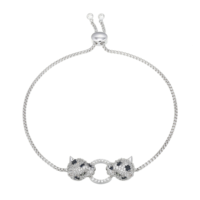 Edelstein-Silberarmband (Adela Silber)