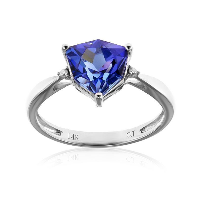 AAA-Tansanit-Goldring (CIRARI)