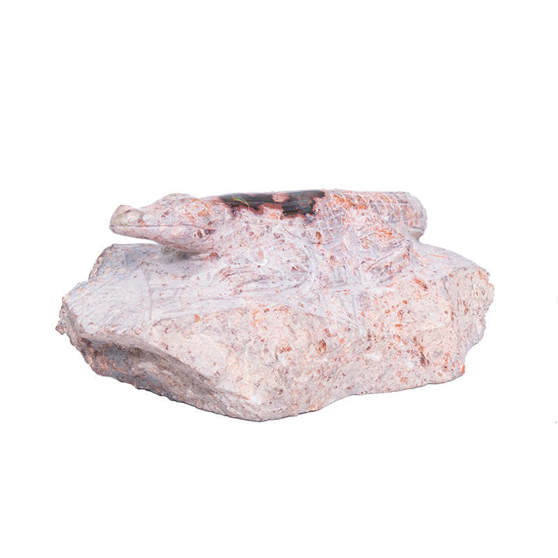 Mexikanischer Matrix-Feueropal 2,770 ct