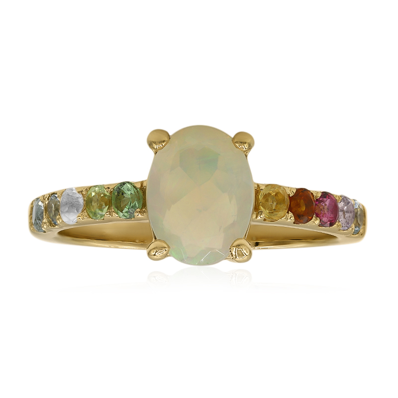 Welo-Opal-Silberring