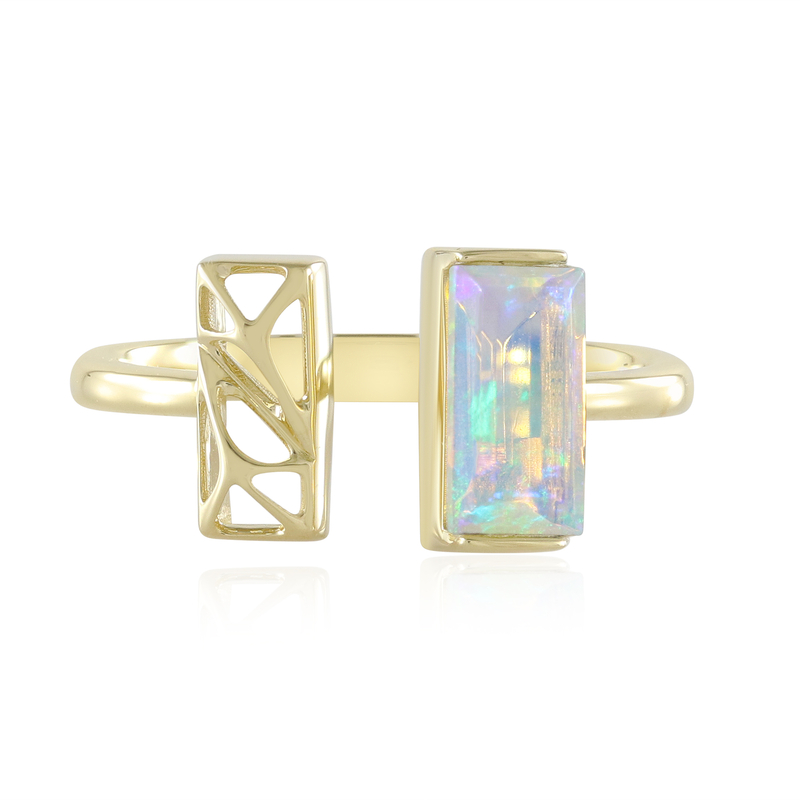 AAA-Welo-Opal-Goldring (Ornaments by de Melo)