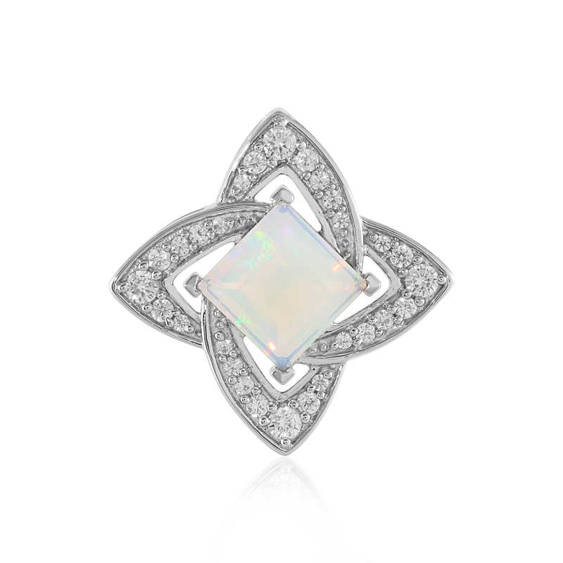 Welo-Opal-Silberanhänger (Adela Silber)