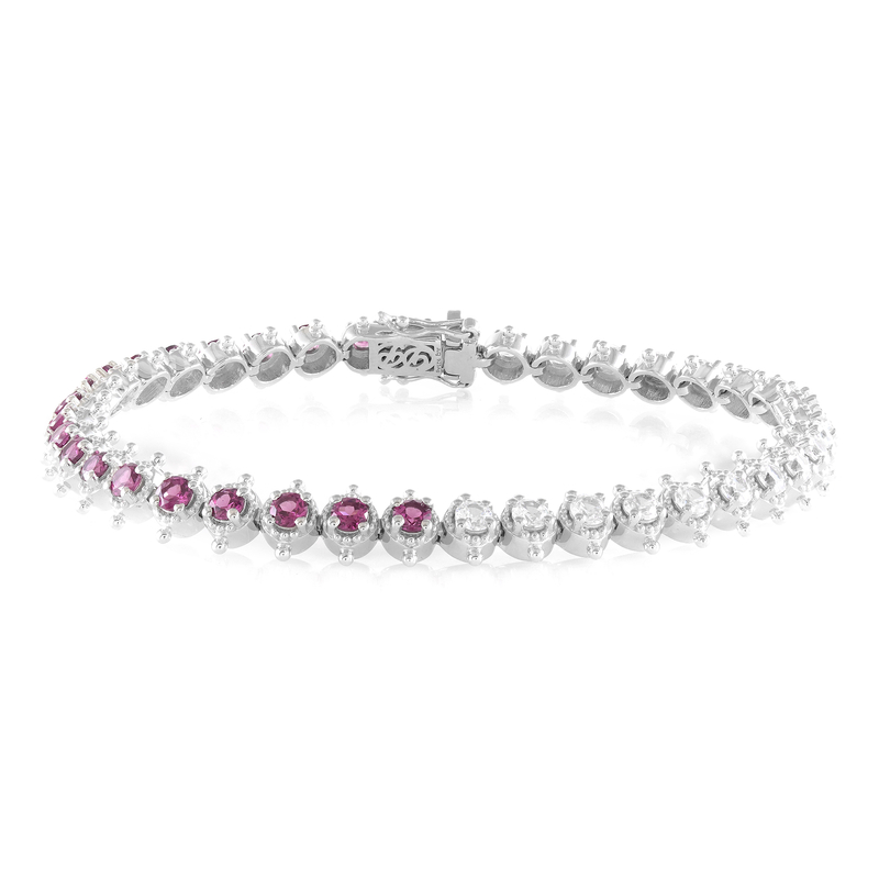 Edelstein-Silberarmband (Dallas Prince Designs)