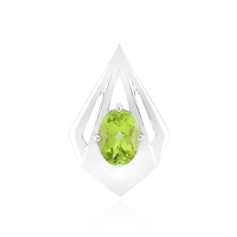 Jilin-Peridot-Silberanhänger (Pallanova)