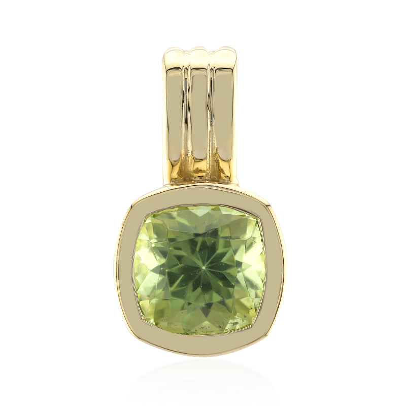 Wagogo-Peridot-Goldanhänger