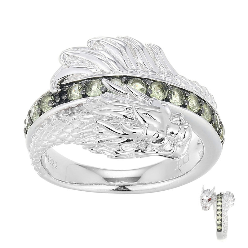 Peridot-Silberring (Adela Silber)